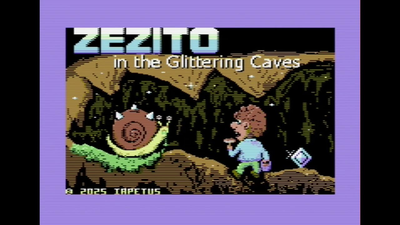 COMMODORE 64 += Zezito in the Glittering Caves=+ NEW GAME 2025 - IN MEMORY OF JASON KELK