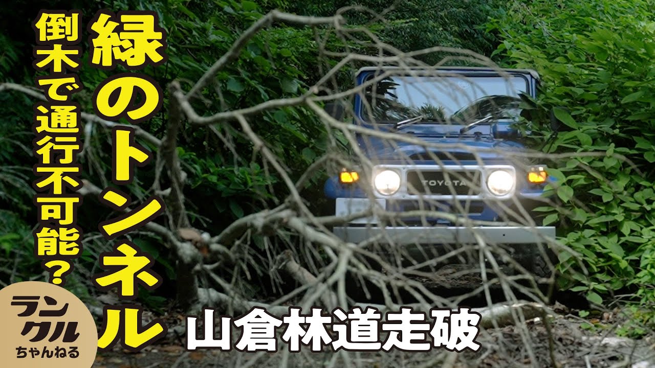 【ドライブ】ランクル40で山下り林道にアタック！山倉林道を走破できるのか！？