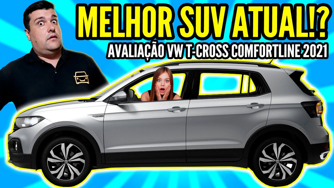 VW T-CROSS COMFORTLINE 2021 - MUITO ESPAÇO, ECONÔMICA e ANDA BEM! (Avaliação)