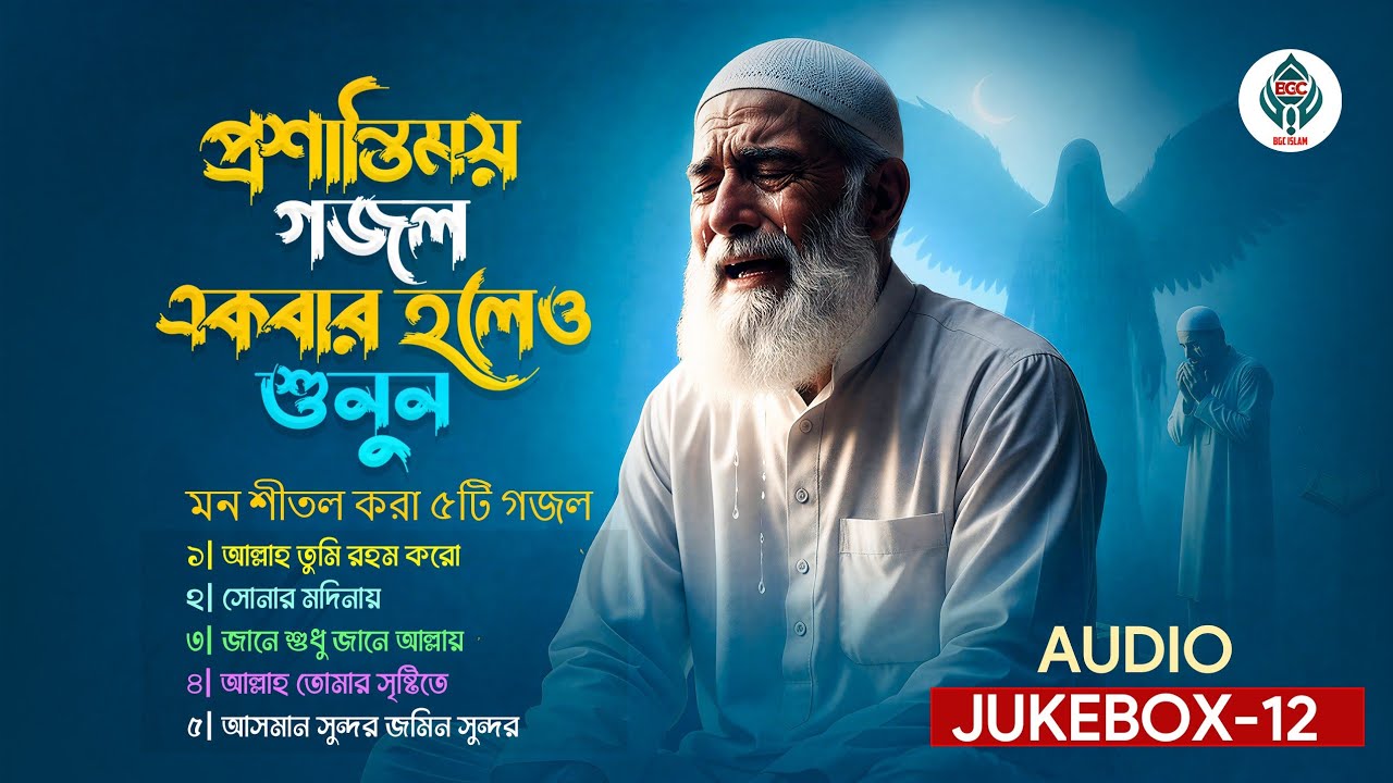 যে গজল প্রশান্তিময় একবার হলেও শুনুন | Audio Juke box | মন শীতল করা সেরা ৫টি গজল | Bangla New Gojol