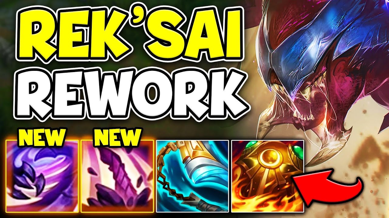 RIOT JUST TURNED REK'SAI INTO A TOP LANE BRUISER! (REK'SAI REWORK GAMEPLAY)