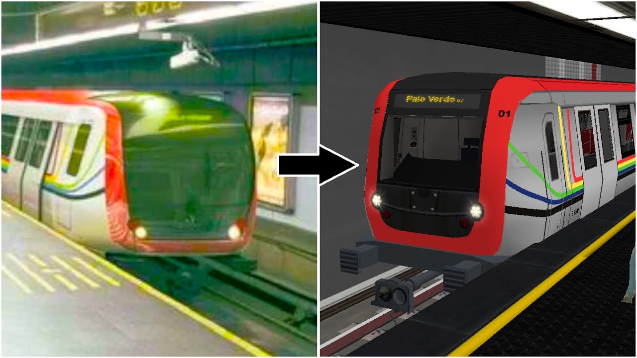 OpenBVE | Alstom Metropolis S6 propuesta en Altamira L1 Metro de Caracas