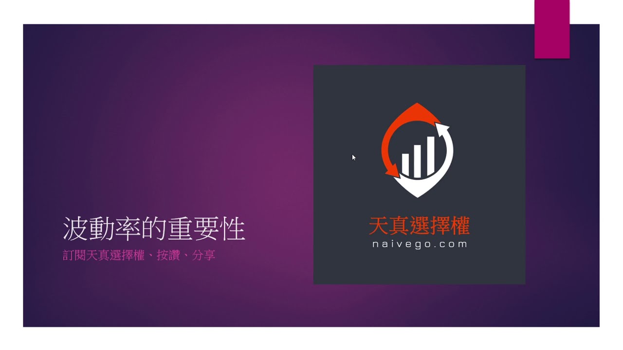 波動率的重要性