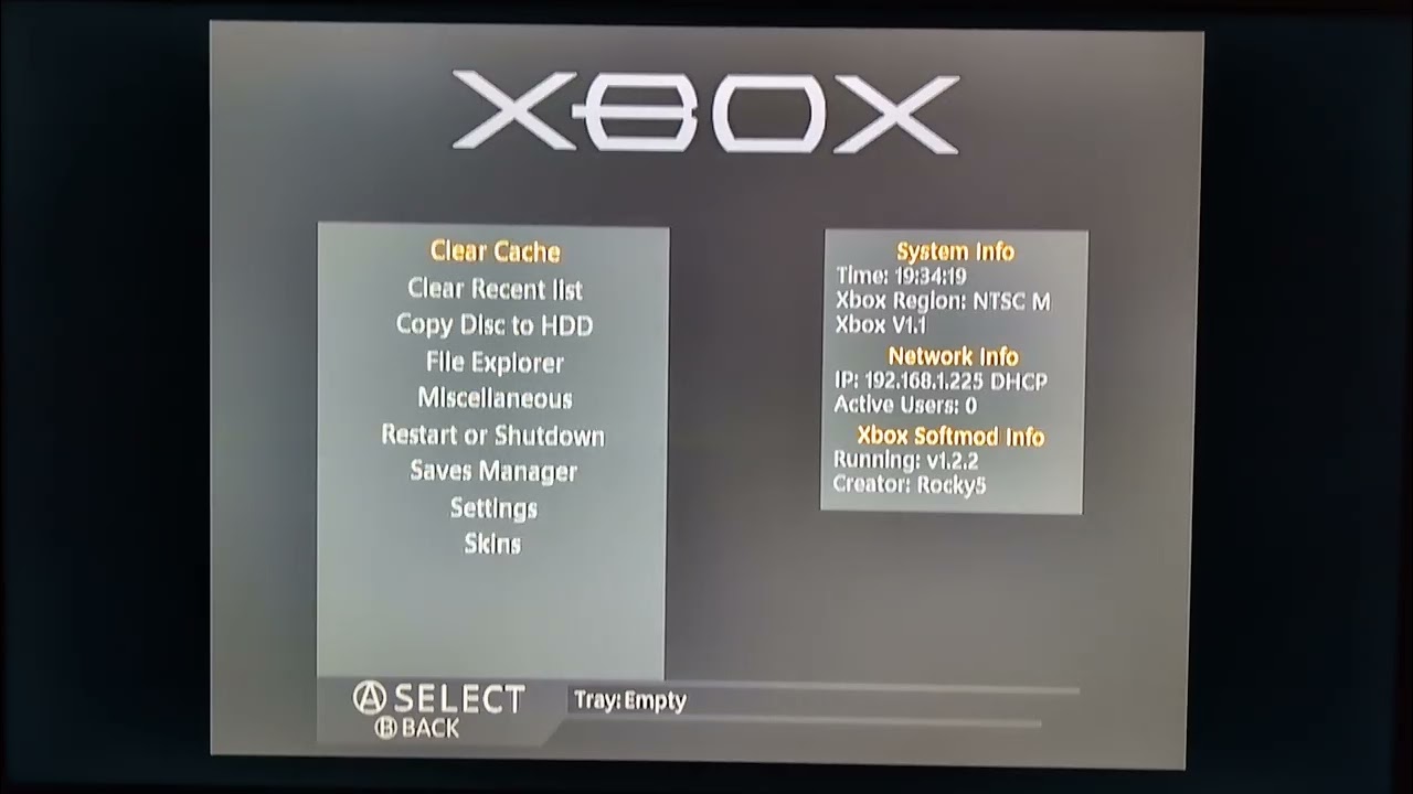 Initial ogxbox experiments with Cerbios v3 BFM