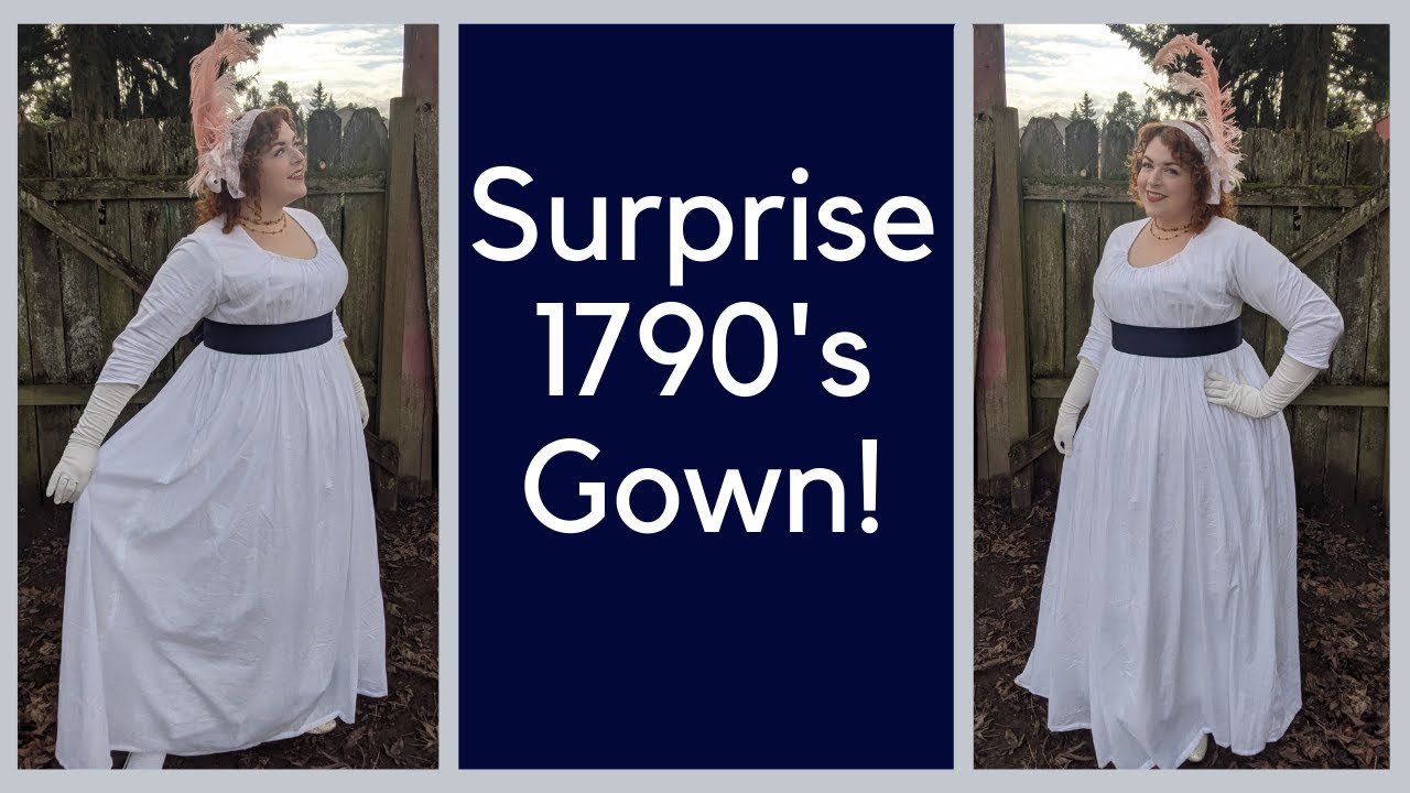 A Surprise Project! || Making the 1790's American Duchess Simplicity Pattern