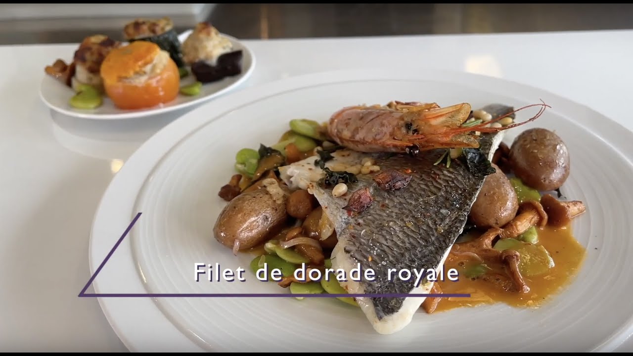 Les Recettes Festives - Filet de daurade royale par Fabrice Prochasson