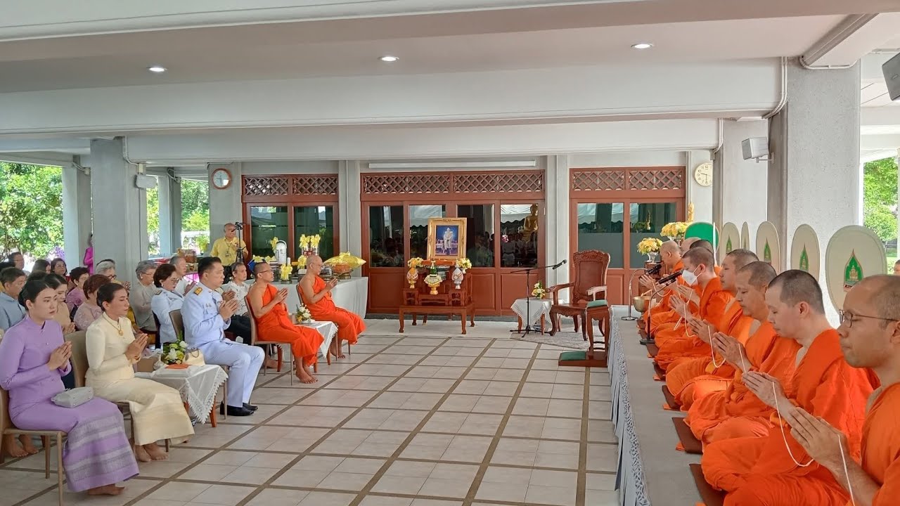 พิธีเจริญพระพุทธมนต์ สมโภชกฐินพระราชทาน วัดญาณเวศกวัน ครั้งแรกหลังจากเป็นพระอารามหลวง