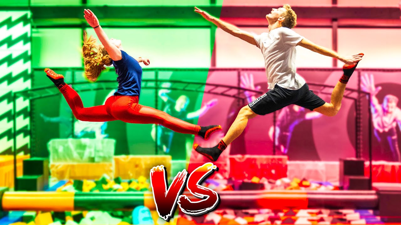 TURNSTER VS FREERUNNER IN MIJN TRAMPOLINEPARK (Debby) | 