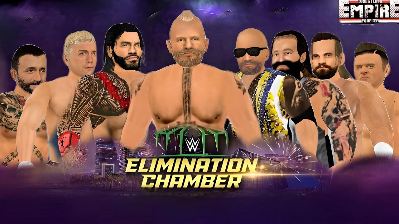 Eight Man Elimination Chamber WWE Championship Wrestling Empire Forever