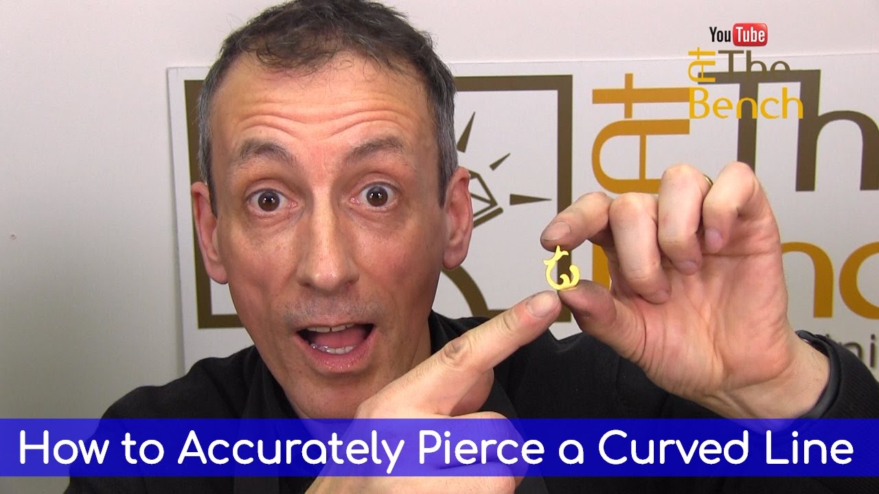 How To Cut Curved Lines With A Piercing Saw - Making Your Piercing More Accurate