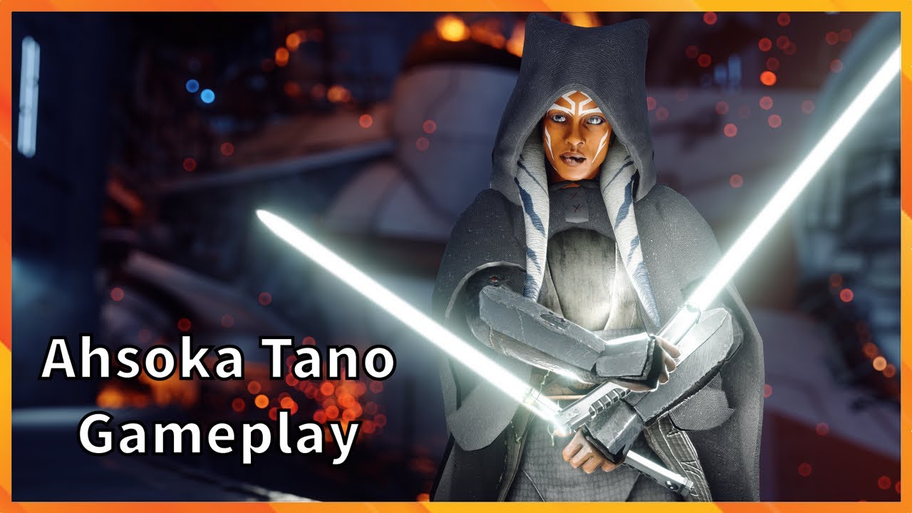 Ahsoka Tano Gameplay Star Wars Battlefront 2