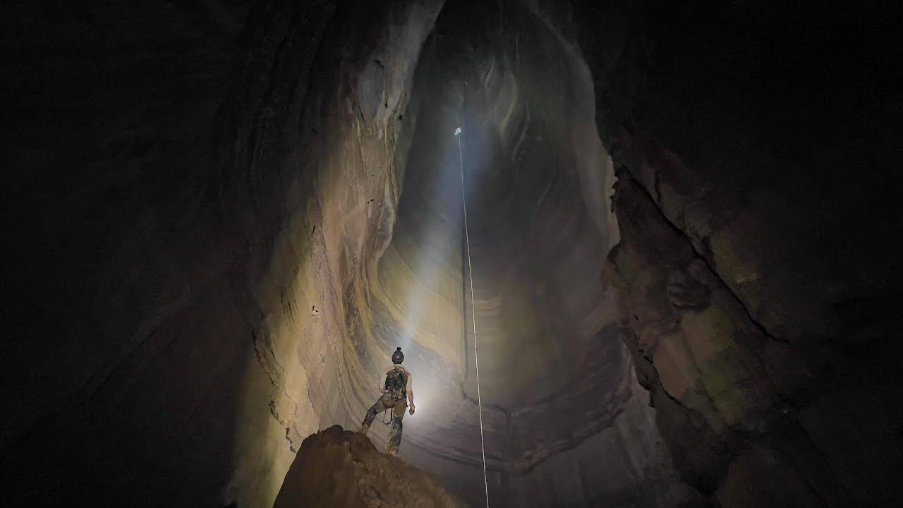 Rappelling 586ft Into The Deepest Pit In America