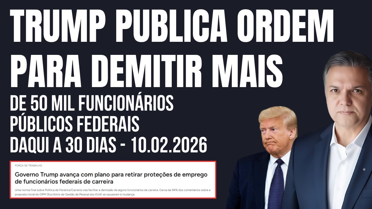 Mais de 50.000 funcionários federais de carreira perdem parte das proteções de emprego tradicionais