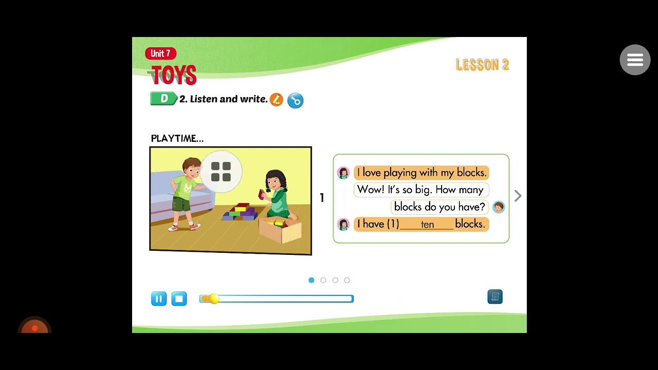 Tieng anh 3 I learn smart start unit 7 Toys  lesson 2