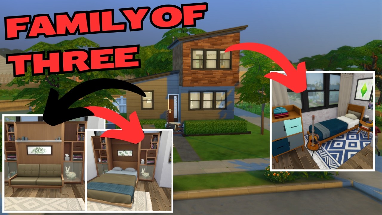 Modern Tiny Home //The Sims 4 [speed build]