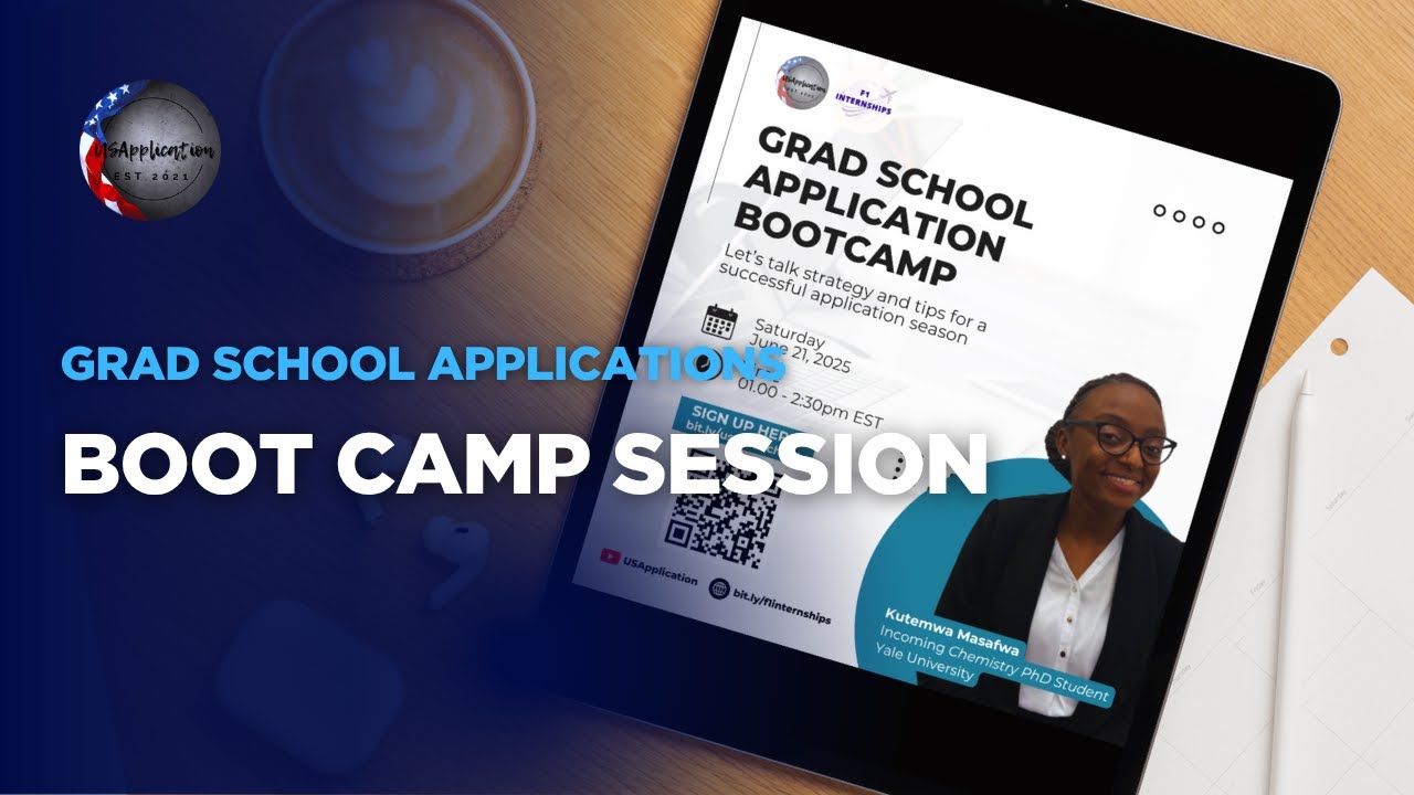 Grad School Application Bootcamp Session || Kutemwa Masafwa
