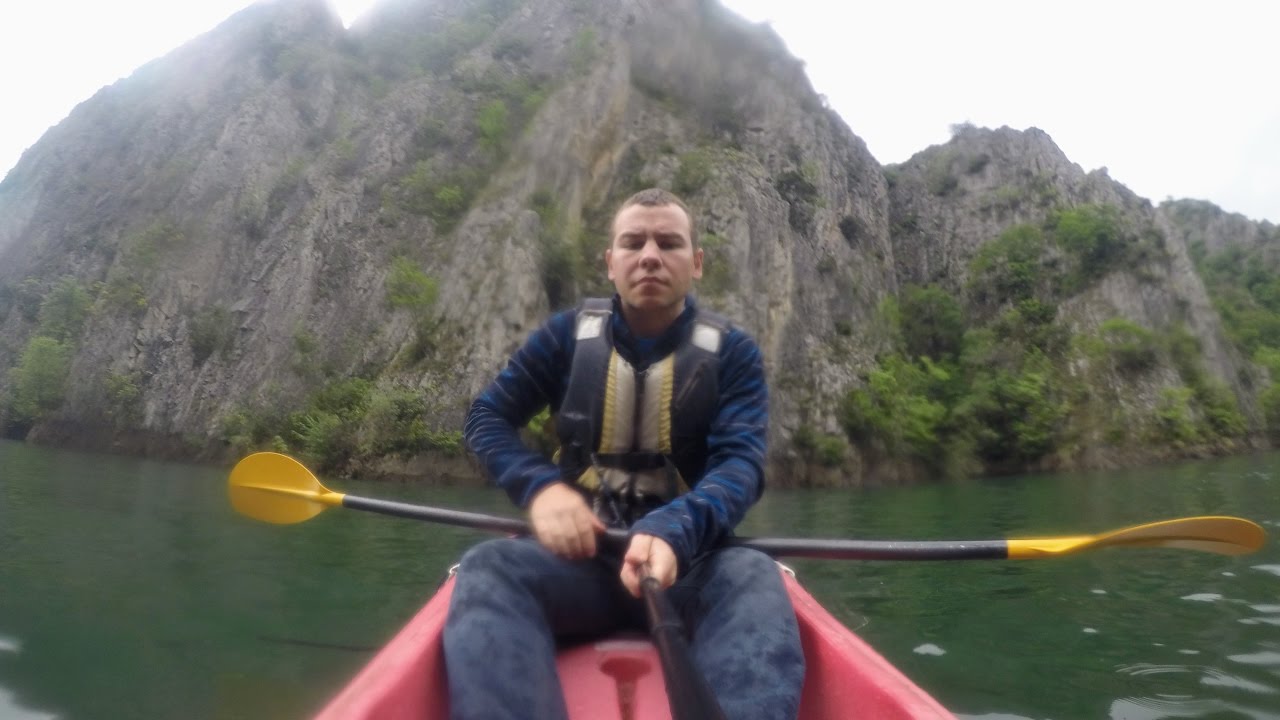 Time lapse Matka canyon kayaking
