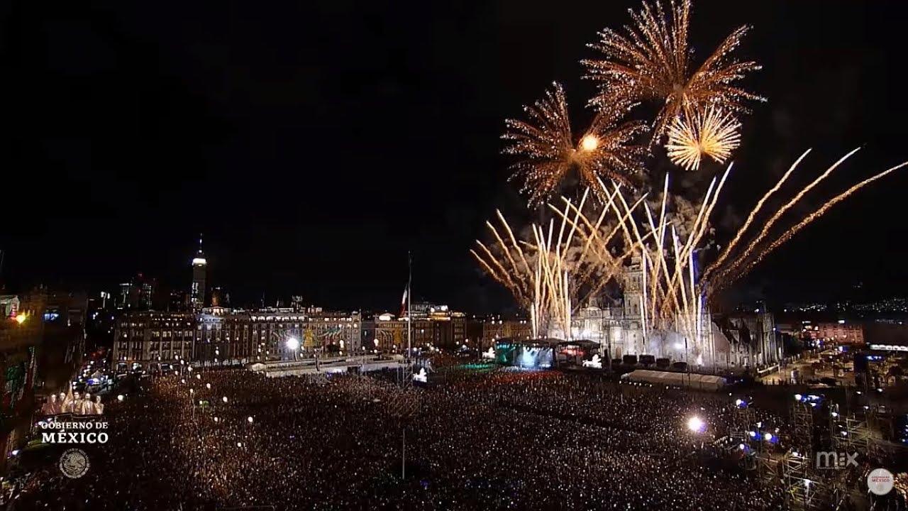 209 Aniversario del Inicio de la Independencia de México - Banda Mixe y Espectáculo Pirotécnico