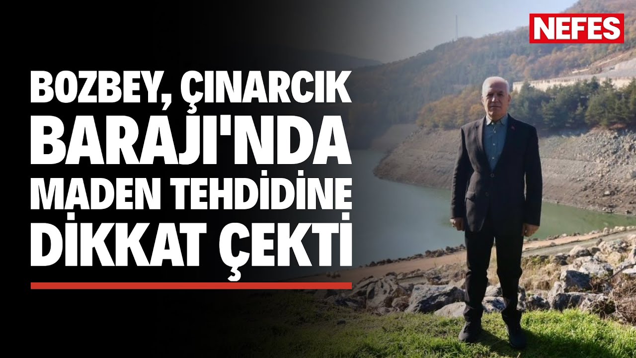 Bursa'nın umudu Çınarcık Barajı'nda 