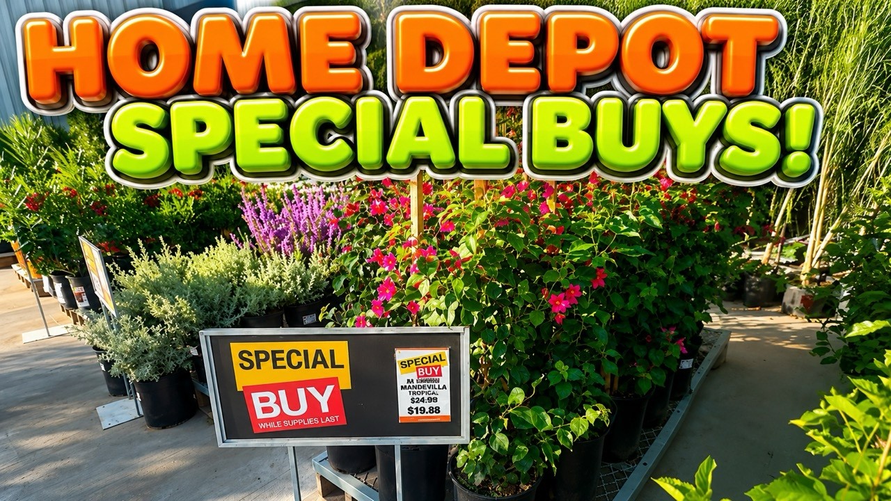 🌼 Садовый центр Home Depot: СПЕЦИАЛЬНЫЕ ПРЕДЛОЖЕНИЯ! 🌼 Красивые цветы и выгодные покупки на выход...