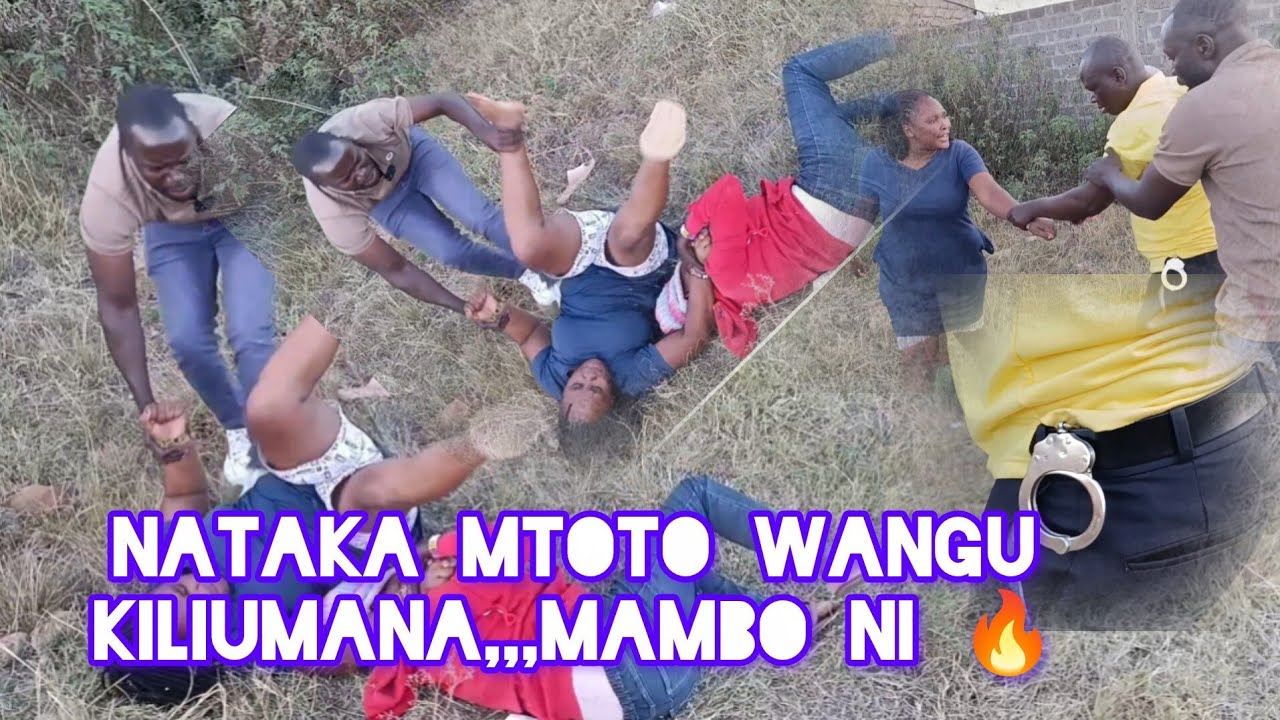 CHAO'S ERUPTED EVERY THING MAMA STELLA AND MAMA MIRIAM,,BUT DCI OSCAR ARRIVED ON TIME.....✌️