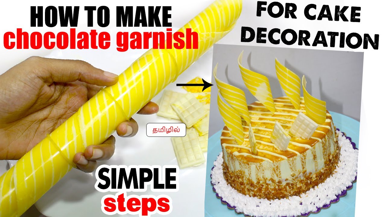 Chocolate Garnish Ideas 🎂 for Cake Decoration | Chocolate decoration