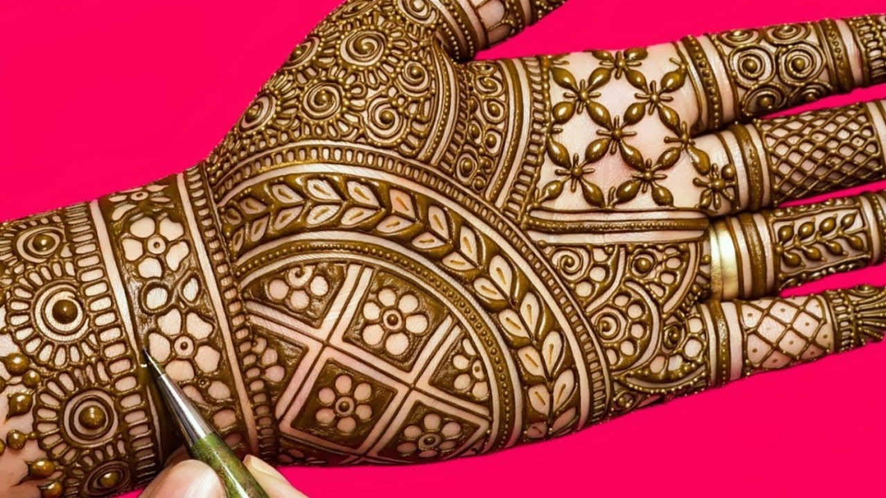 Very beautiful simple bridal mehndi design | Easy mehndi design | mehndi designs | mehndi