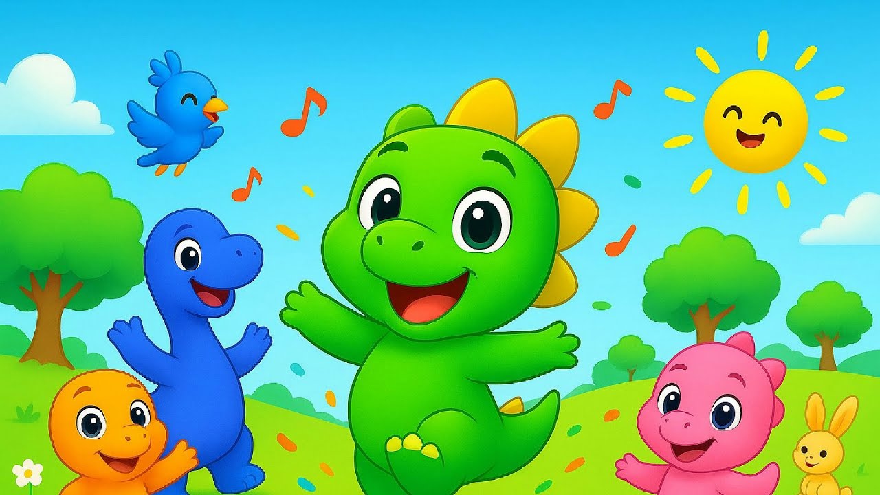 Gündüz Dino Dans Partisi Müzikli Şarkı 🎶🦕 | by BrightTales