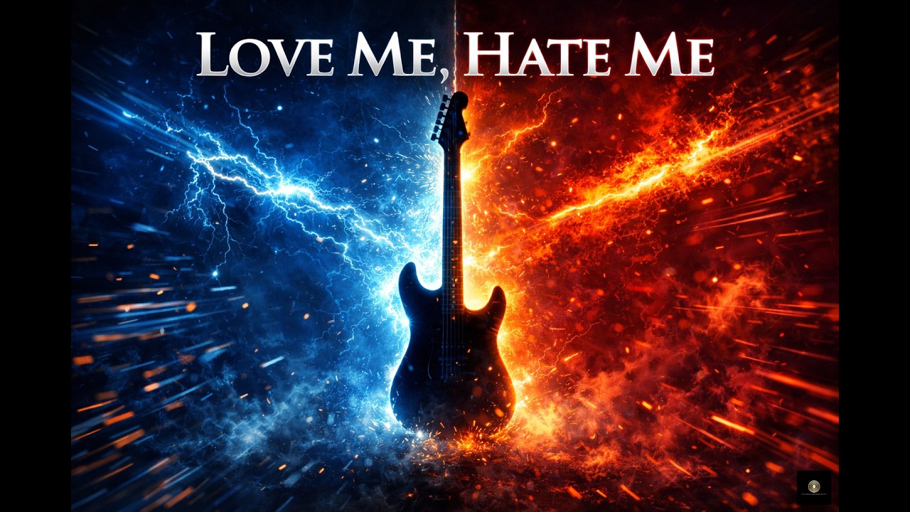 Love Me, Hate Me | Uplifting Rock Anthem Instrumental | Epic Motivational Guitar Music
