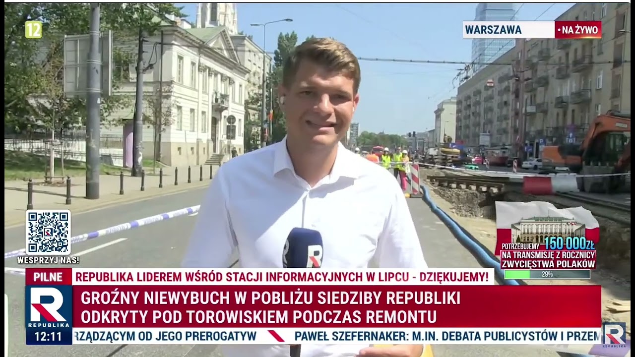 PILNE! Niewybuch nieopodal siedziby sklepu Republika!