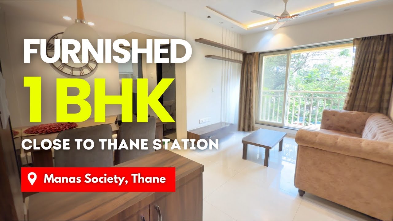Fully Furnished 1 BHK Sample Flat For Sale In Manas Society, Naupada, Thane | Close To Thane Station