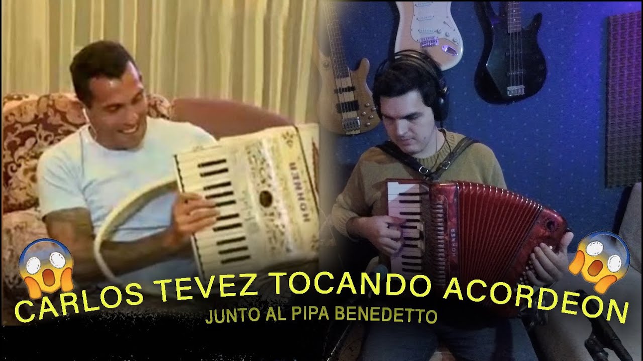 CARLOS TEVEZ TOCANDO ACORDEON CUMBIA / DUO CON PIPA BENEDETTO (2021) koli arce