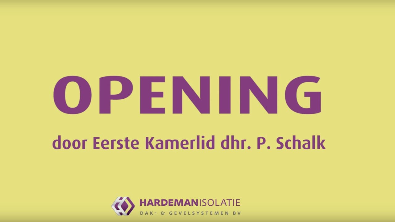 Opening Hardeman Isolatie 12-02-2016