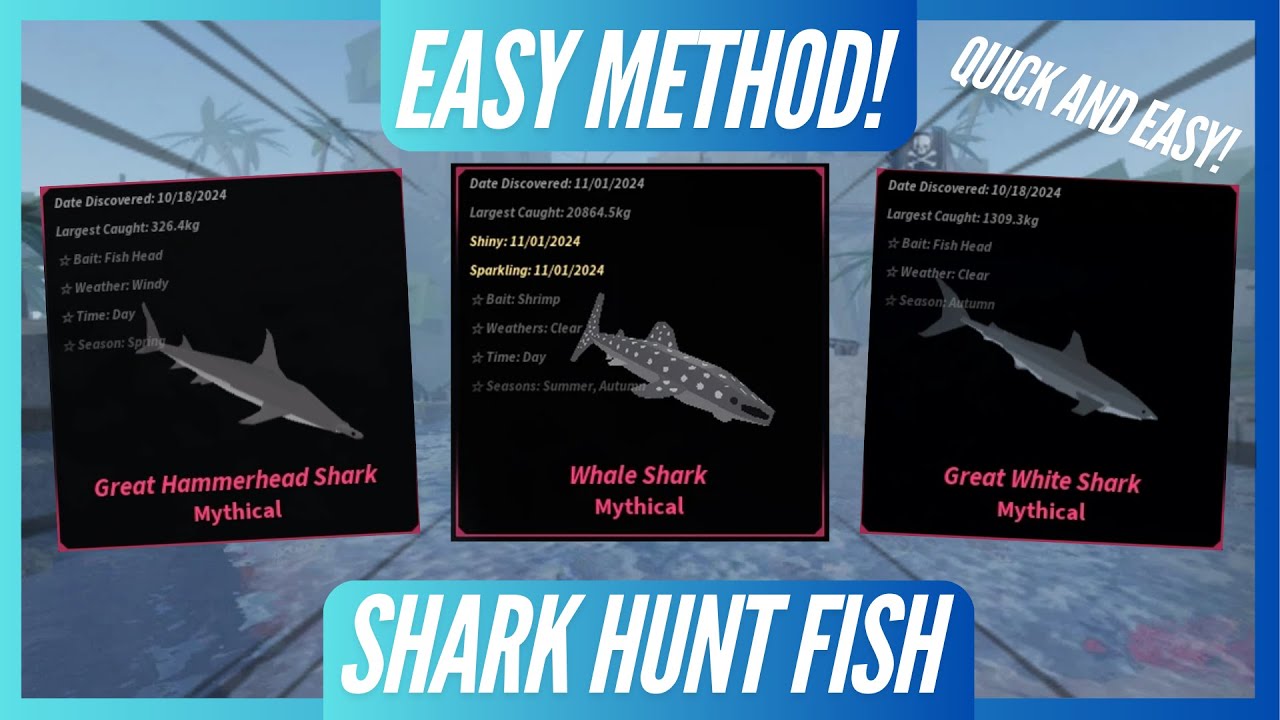 КАК ЛЕГКО НАЙТИ МЕСТА ОХОТЫ НА АКУЛ В FISCH! | Roblox