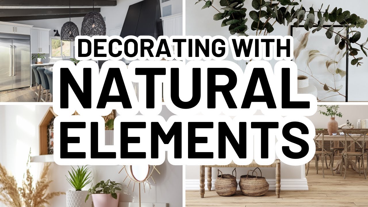HOW TO DECORATE With Natural Material ON A BUDGET (Home Decorating Ideas)