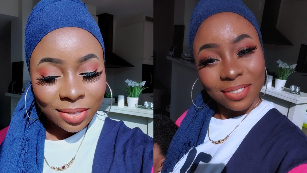 EID MAKE UP TUTOTIAL IN HAUSA LANGUAGE|A.Roubamat
