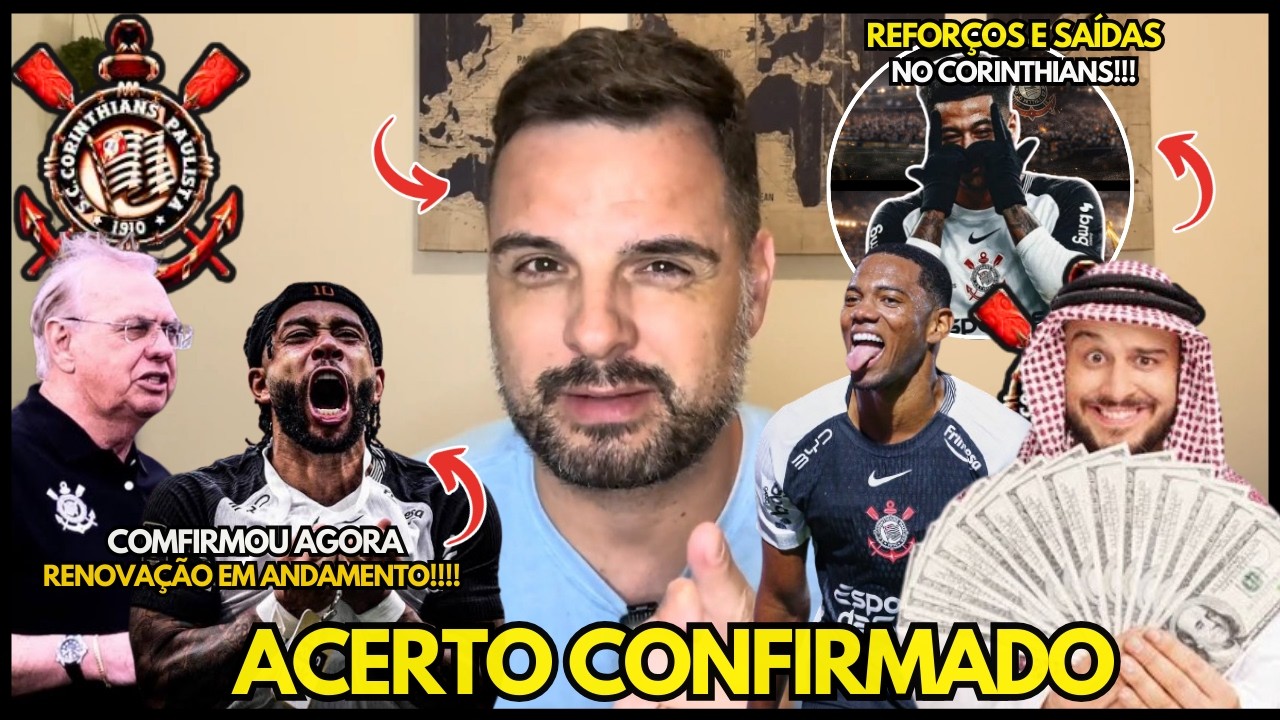 🚨SEGUNDA COM ÓTIMAS NOTÍCIAS NO CORINTHIANS!!PRESIDENTE BATEU O MARTELO!!DECISÃO TOMADA NO TIMÃO