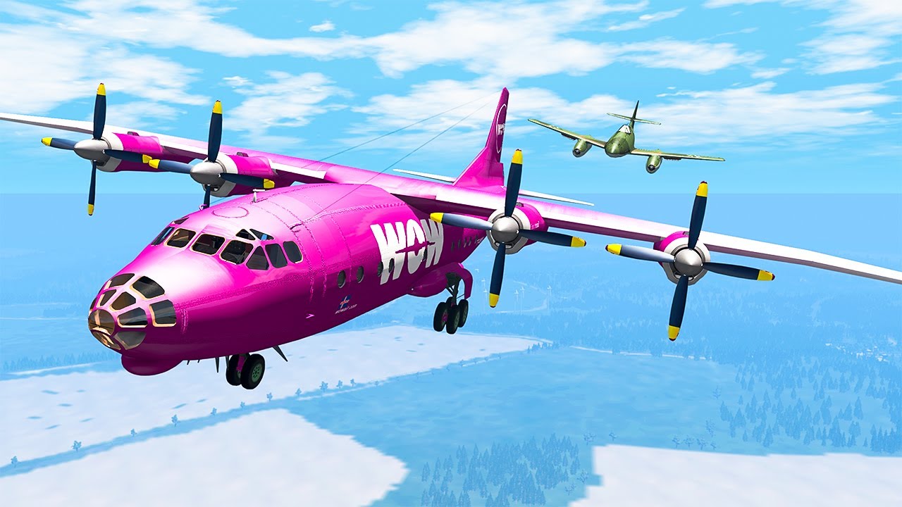 Airplane Crashes #22 - BeamNG DRIVE | SmashChan