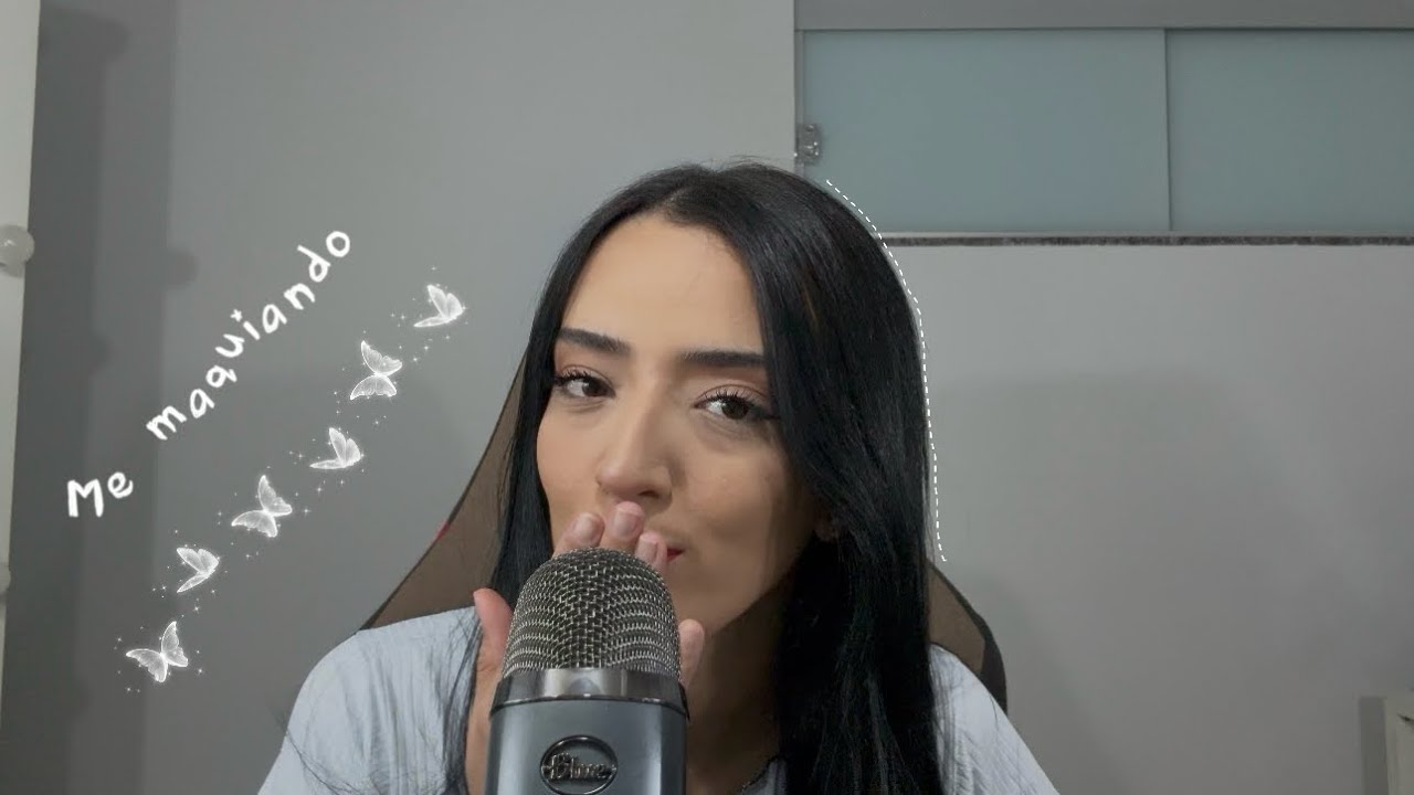 ASMR me maquiando e conversando ✨