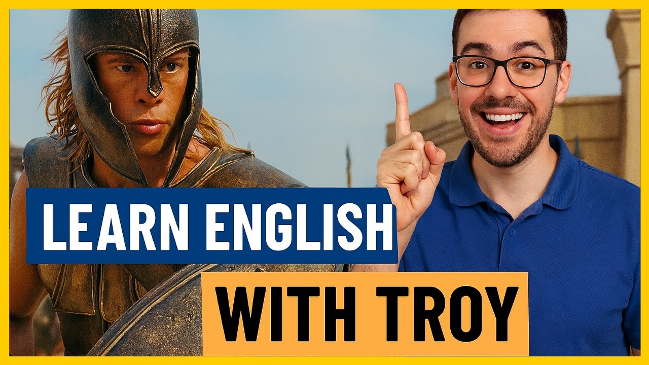Como melhorar seu nível de INGLÊS assistindo filmes (Análise Filme Tróia) Heitor x Aquiles