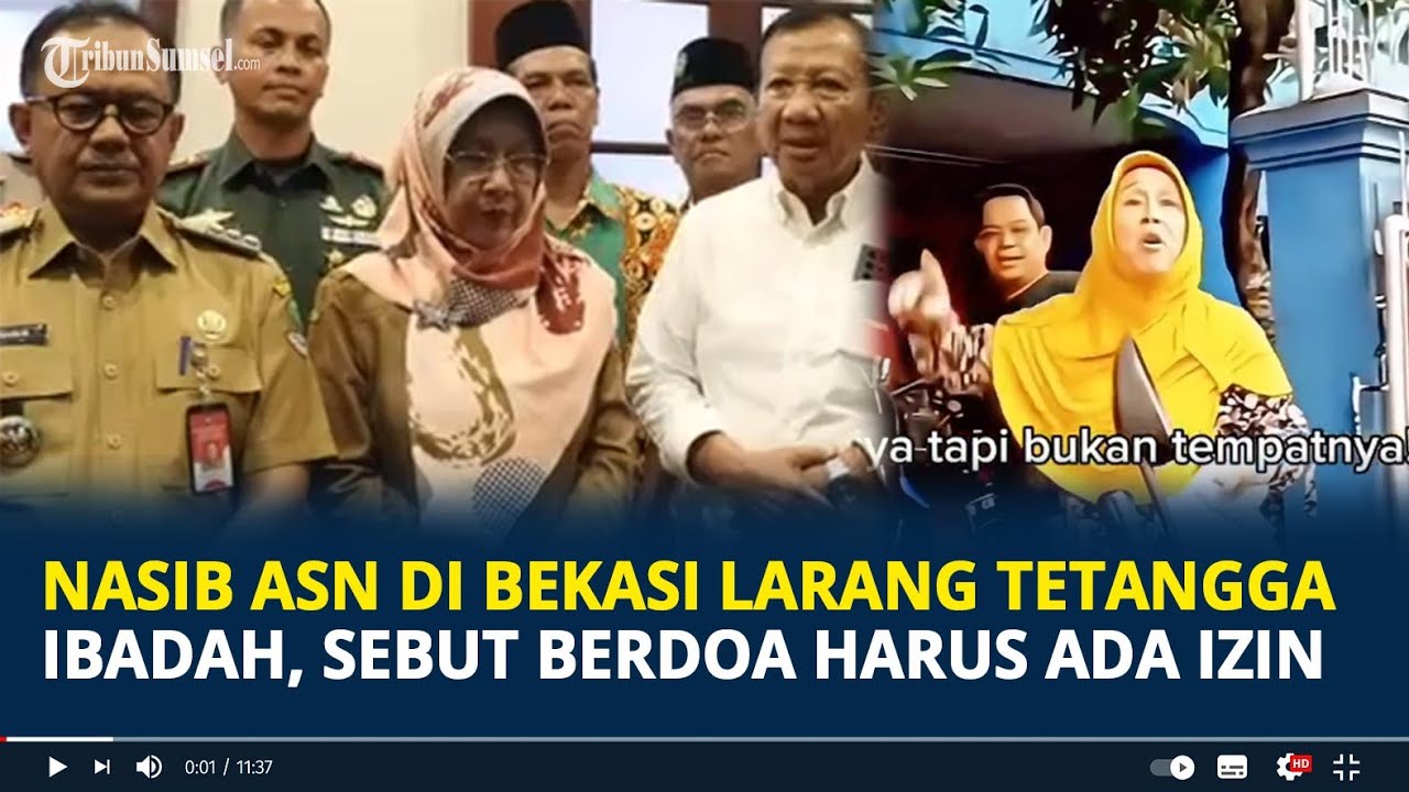 Nasib ASN di Bekasi Larang Tetangga Ibadah, Sebut Berdoa Harus Ada Izin