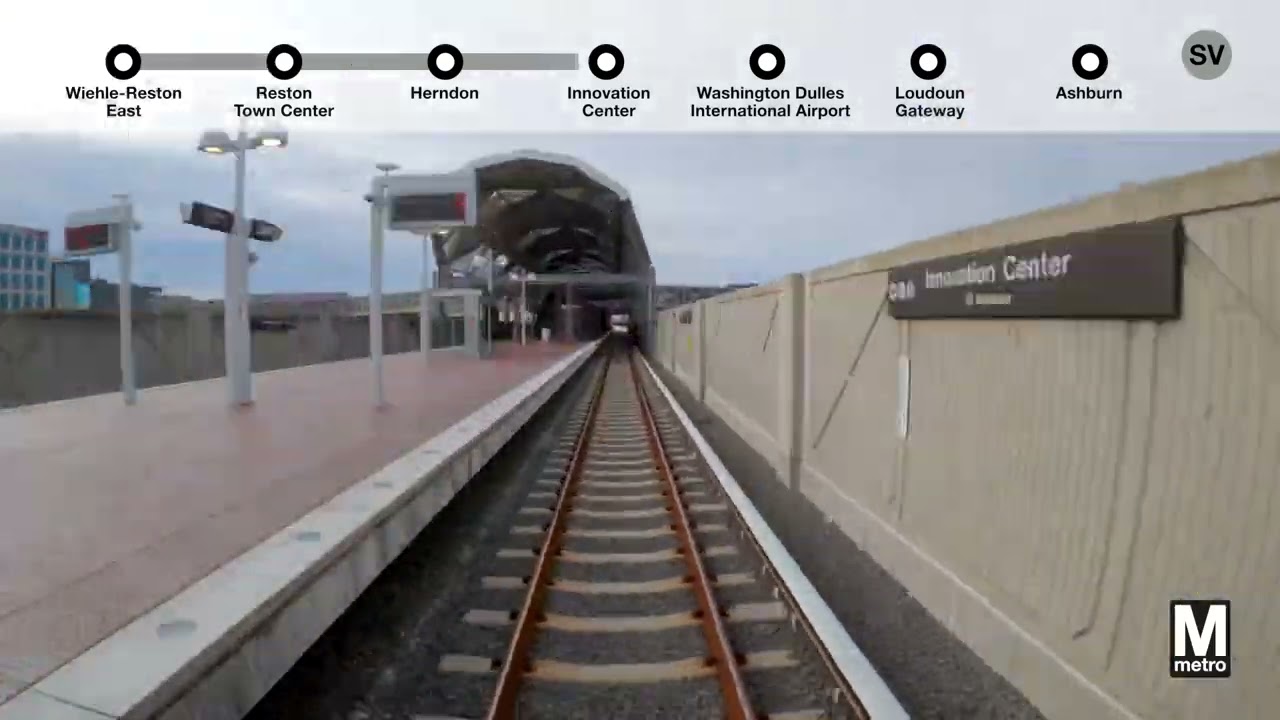 Silver Line Extension Train Ride Along (Accelerated)
