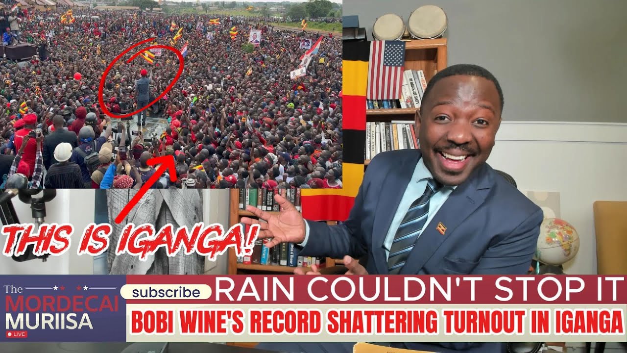 Rain Couldn't Stop It: Bobi Wine's Record Shattering Turnout in Iganga.