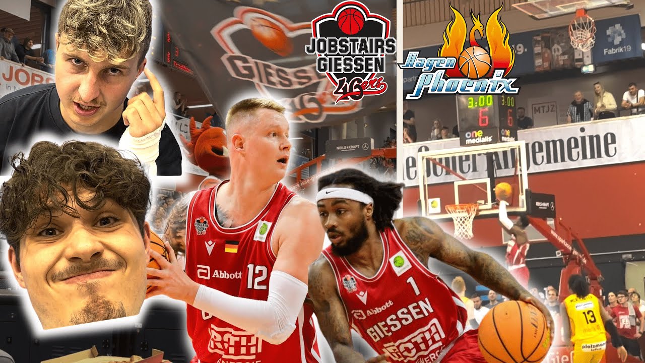 SO SIEHT EIN TOP-SPIEL IN DER 2. BASKETBALL BUNDESLIGA AUS! 🔥🏀   GAMEREPORT GIESSEN VS. HAGEN