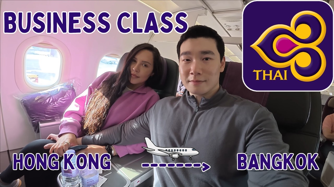 Thai Airways FIRST CLASS - Hong Kong(HKG) to Bangkok, Thailand(BKK) on Airbus A320