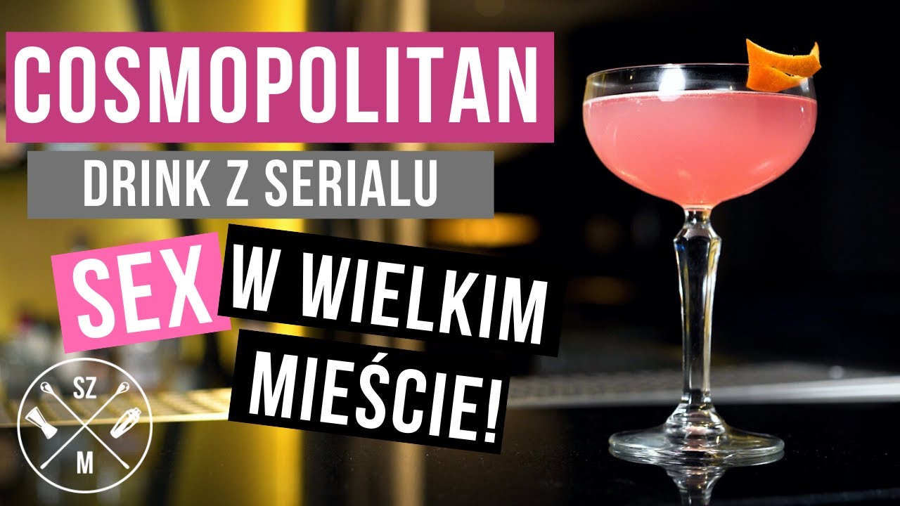 COSMOPOLITAN drink z w&oacute;dką, pomarańczą, limonką i żurawiną |filozofia koktajlu| odc. #36