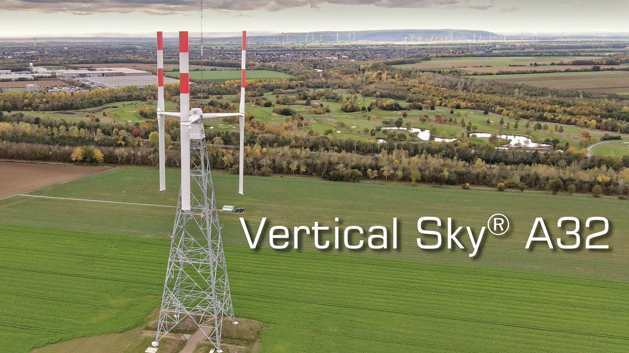 Vertical Sky® A32 - Windturbine der Agile Wind Power