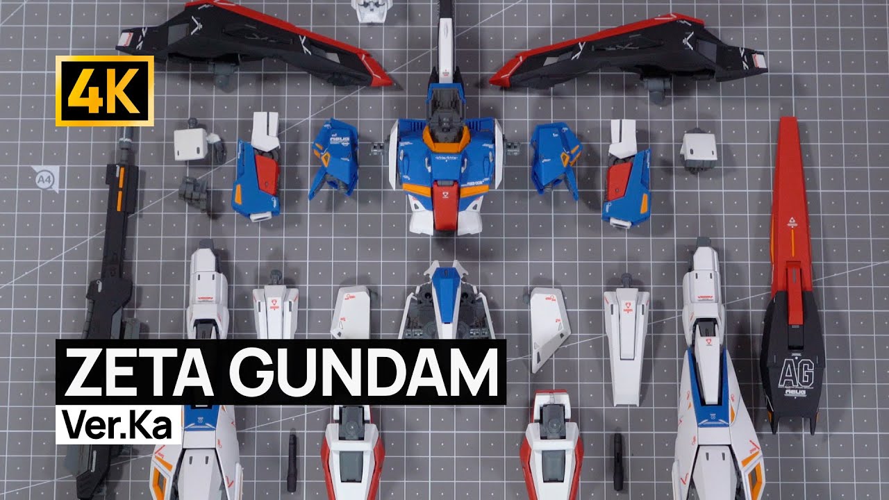 먹선+부분도색+데칼+무광마감 MG Zeta Gundam Ver.Ka 제타건담 버카 제작 리뷰
