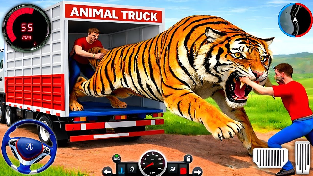 Animal Cargo Truck Driving 3D - Animal Transport Cargo Truck Game - Android Gameplay