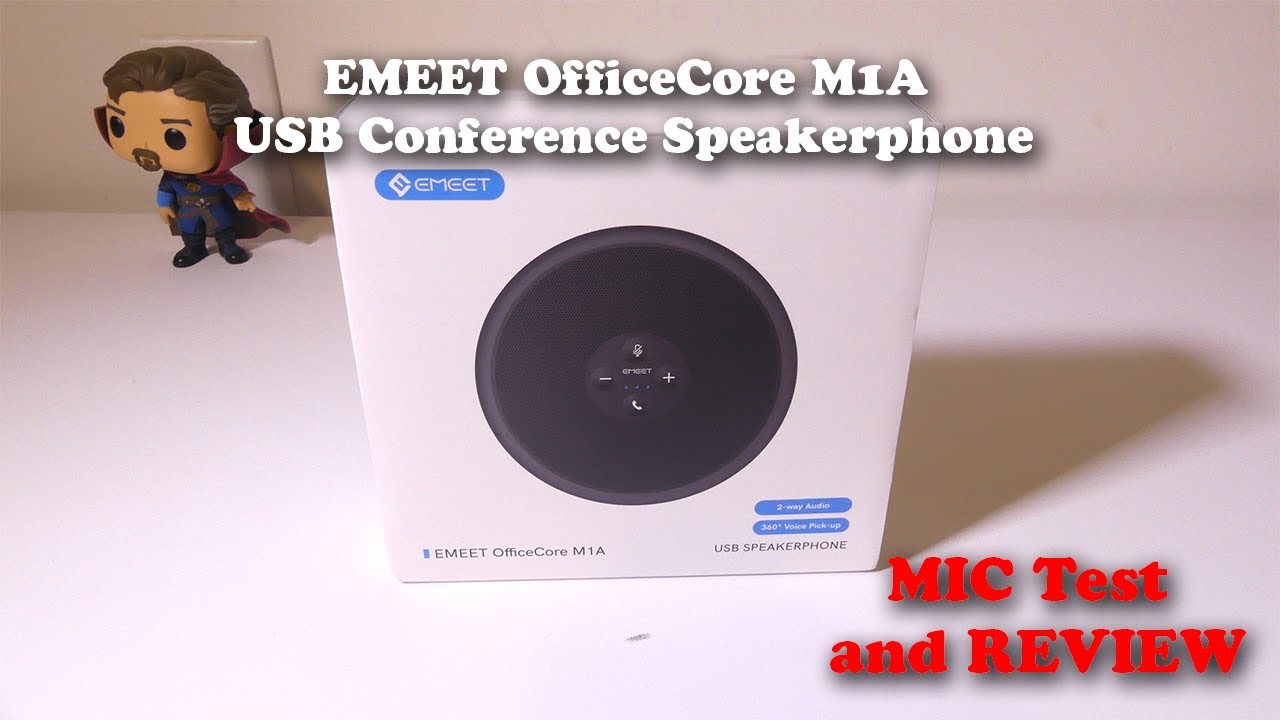 Тестирование и обзор микрофона для конференц-спикерфона EMEET OfficeCore M1A USB